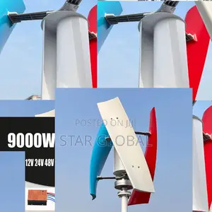 48v Storage: Reliable, Direct Charging With 9000w Vertical Turbine
