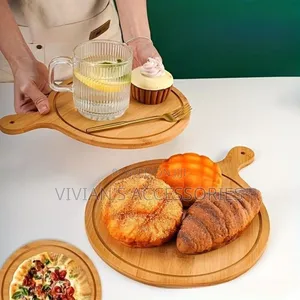 Round Wooden Platter