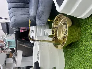 Golden Pedicure Set With Executive Chair
