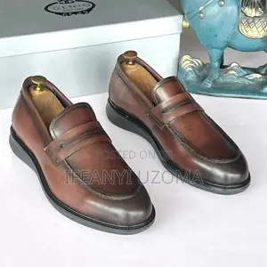 Good Luxury Leather Men Flat Sole Shoe