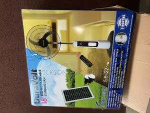Duravolt 18” 3in1 Rechargeable With Solar Panel and 2bulbs