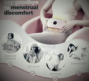 Rechargeable Menstruation Cramp Heating and Vibrating Soothing Belt