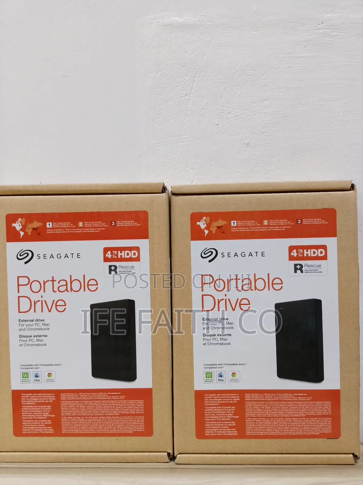 Seagate Portable 4tb External Hard Drive HDD