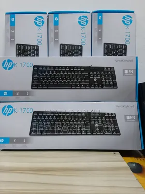 Hp Wired Usb Keyboard – Full-Size, Plug Play