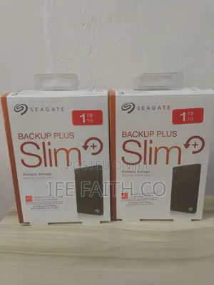 Seagate 1tb Backup Plus Slim Portable Hard Drive