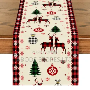 Reindeer Xmas Theme Table Runner
