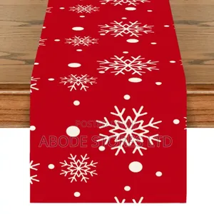 Snowflakes Decorative Xmas Table Runner