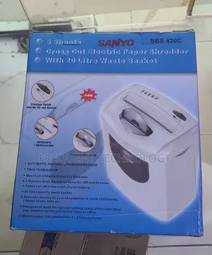 Sanyo SBS 620c Cross Cut Electric Paper Shredder