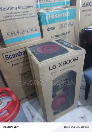 Lg Xboom Rnc7 Bluetooth Sound Tower With Lighting