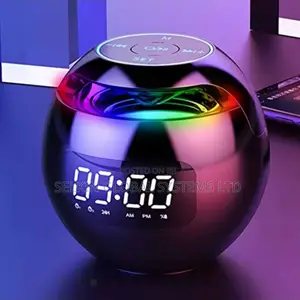 Portable Digital Alarm,Bluetooth Smart Speaker for Bedroom and Office