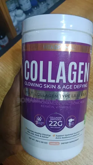 Vitaoptimal Collagen Powder(Multi Collagen Type I, Ii, Iii, v X)390g