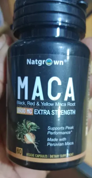 Natgrown Maca 1500mg X60 Veg Caps