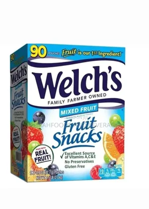 Welch's Mixed Fruit Snack 90 Pouches.