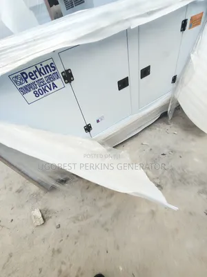 80kva Perkins Soundproof Generator 💯 Copper Coil With Two Years