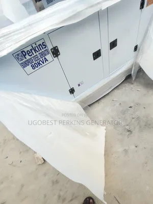 80kva Perkins Soundproof Generator 💯 Copper Coil Available Now