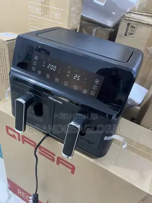 Hisense 8l Air Fryer – Low Fat Dual Compartment Cooker
