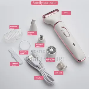 4 In 1 Electric Lady Shaver, Body Hair Removal