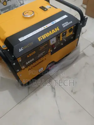 Firman Ac6000e2 3.5kva Power Machine