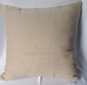 Beige Decorative Throw Pillow With 48x48cm