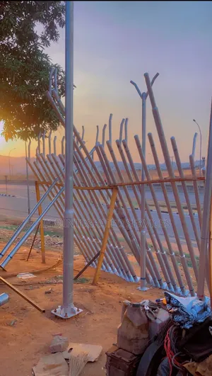 Solar Streetlight Galvanized Poles