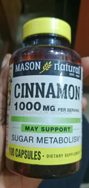 Mason Natural Cinnamon 1000mg X100 Caps