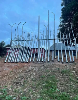 Solar Streetlight Galvanized Poles