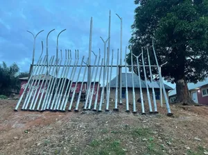 Galvanized Streetlight Poles Fabrication
