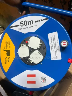 Brennenstuhl 50m Heavy-duty Extension Cable Reel.