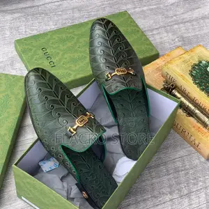 Original Gucci Leather Half Shoes
