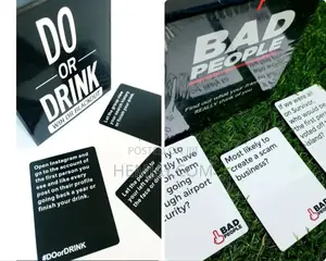 Card Game= Do or Drink/ Bad People (Know People Motives Through Fun)