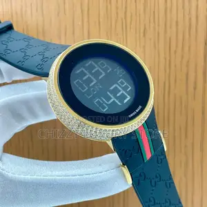 Gucci Quality Luxury Men Automatic Engine Rubber Strap Wristwatch