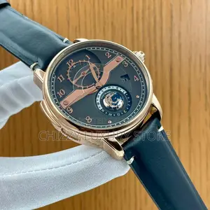 Mont Blanc Quality Luxury Men Chronograph Genuine Leather Wristwatch
