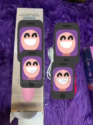 Long Rose 2 in 1 Licker With Thrusting Vibrator