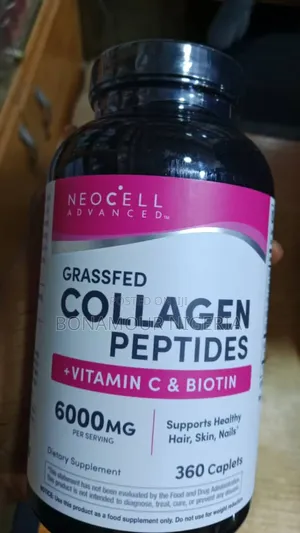 Neocell Grassfed Collagen Peptides + Vitaminc Biotin 6000mg X360 Caps