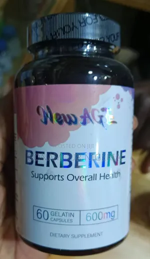 New Age Berberine 600mg X60 Caps