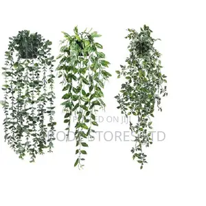 3 PCS Artificial Potted Hanging Vine Plants - 65cm
