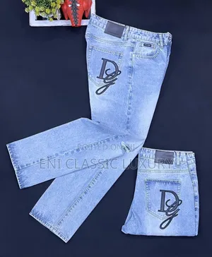 Premium Quality Luxury Men's Jeans Trousers Dior Well Banded