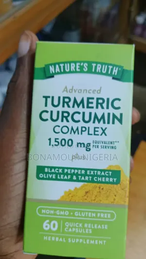 Nature's Truth Advanced Turmeric Curcumin Complex 1500mg X60 Caps