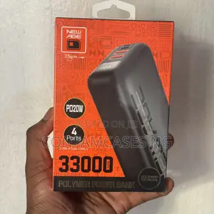 New Age 33000mah 20w Fast Charging Power Bank With Digital Display
