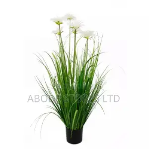 Potted Artificial Onion Grass Plant -75cm