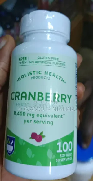 Holistic Health Cranberry 8400mg X100 Softgels