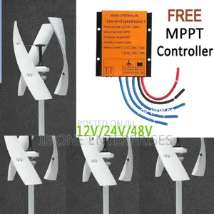Space-Saving Power: Compact 48v, 10000w Vertical Wind Turbine Solution
