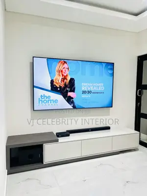 Brand New Dark Grey and Off White 8ft Console HDF