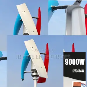 Compact, Efficient, and Capable—The 9000w 48v Vertical Wind Solution
