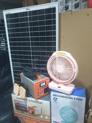 New Powerful 300watts Solar Generator With Free Table Fan and Panel