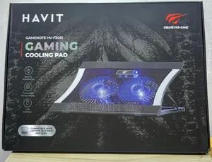Havit Gaming All Series Laptp Cooling Pad- Blue Led Ultra Quiet Fans