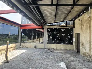 Gray Frameless Permanent Glass