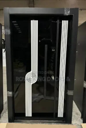 Turkey Entrance Luxury Security Doors Black and Gray Security Doors