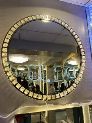 Mirror With Crystal Frame