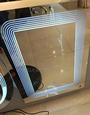 Square Shaped Led Bathroom Mirror.